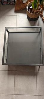 table basse en verre et en métal Ikea, Huis en Inrichting, Ophalen, Gebruikt