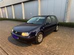 VW Volkswagen golf 4 benzine euro4, Auto's, Stof, Zwart, 4 cilinders, Blauw