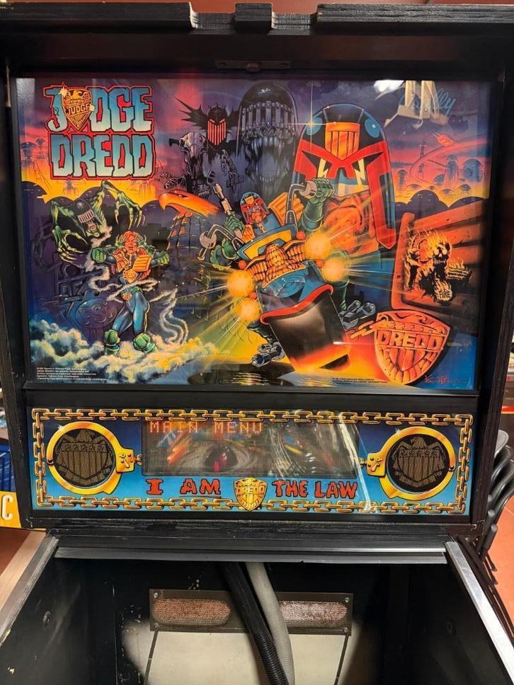 Flipperkast Judge Dredd, Verzamelen, Automaten | Flipperkasten, Gebruikt, Dot-matrix, Flipperkast, Bally, Ophalen