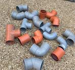 PVC Rioleringsstukken (Bochten, T-stukken ) - 110mm, Doe-het-zelf en Bouw, Buizen en Afvoer, Ophalen, Zo goed als nieuw, PVC, Afvoer
