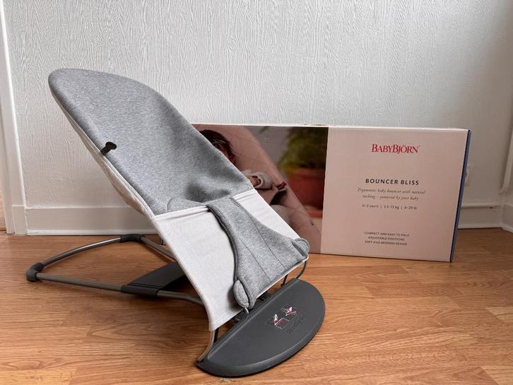 BabyBjörn Wipstoeltje Bliss, Kinderen en Baby's, Wipstoeltjes, Zo goed als nieuw, Wipstoel, Overige merken, Met gordel(s) of riempje(s)
