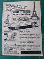 Citroën Ami 6 - publicité papier - 1964, Collections, Marques & Objets publicitaires, Autres types, Utilisé, Enlèvement ou Envoi