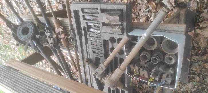 antieke begin 1900, draadtrek ijzers ,houders allerhande, Doe-het-zelf en Bouw, Metalen, Gebruikt, IJzer, Ophalen