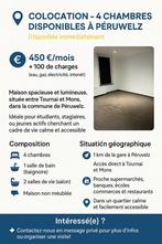 Collocation, Immo, Appartementen en Studio's te huur, Provincie Henegouwen