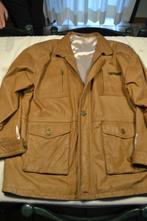 lederen herenvest, Kleding | Heren, Ophalen, Gedragen, Maat 56/58 (XL), Beige