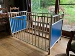 Babybedje, Huis en Inrichting, Slaapkamer | Bedden, Ophalen, Gebruikt, Eenpersoons, Blauw