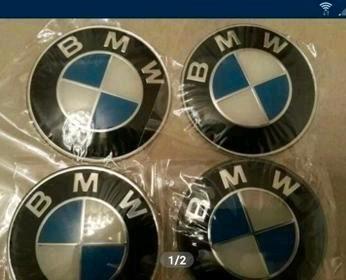 Bmw stickers /logo's M style of blauw wit 》4 x 65 mm beschikbaar voor biedingen