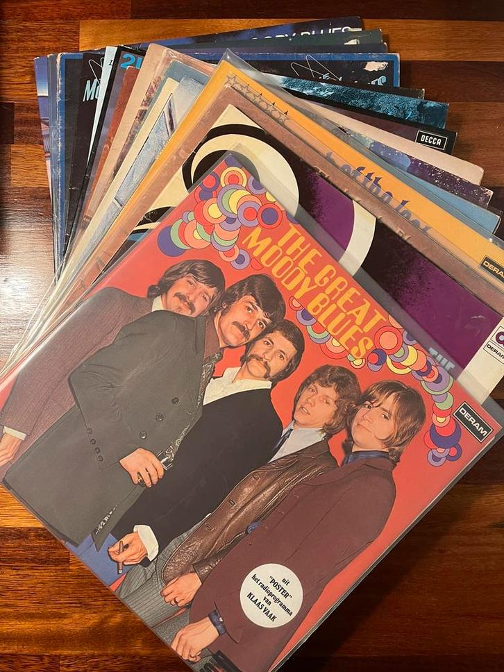 Great Collection of 18 original MOODY BLUES Vinyl records, Cd's en Dvd's, Vinyl | Pop, Gebruikt, 12 inch, Ophalen of Verzenden