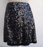 Zeer mooie zwarte rok met lovertjes T40, Kleding | Dames, Rokken, Ophalen of Verzenden, Nieuw, Maat 38/40 (M), Zwart