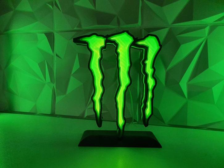Monster energy 3d display stand., Verzamelen, Biermerken, Nieuw, Reclamebord, Plaat of Schild, Overige merken, Ophalen of Verzenden