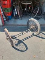 Antieke bakfiets onderdelen, Ophalen