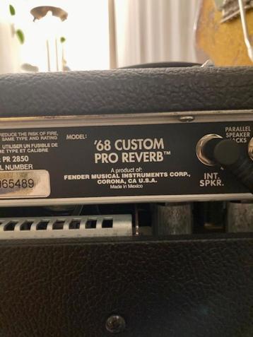 Fender '68 Custom Pro Reverb, Musique & Instruments, Enlèvement ou Envoi
