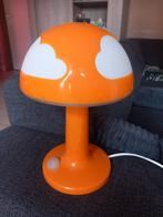 Vintage Orange Mushroom Desk Lamp - 90s Orange Cloud Lamp, Ophalen, Zo goed als nieuw, Lamp