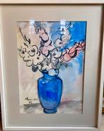Aquarel bloemen, Antiek en Kunst, Kunst | Litho's en Zeefdrukken, Ophalen