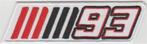 Marc Márquez stoffen opstrijk patch embleem #4, Verzenden, Nieuw