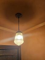 Art deco lamp hanglamp, Huis en Inrichting, Ophalen, Glas