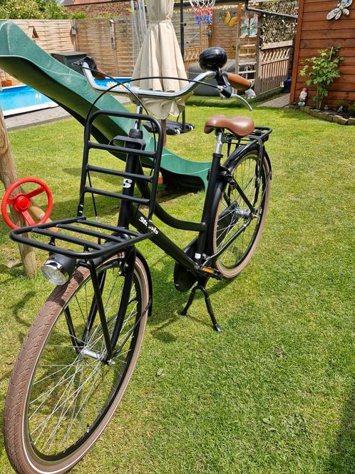 stokvis elite n3 black, Fietsen en Brommers, Fietsen | Dames | Omafietsen, Zo goed als nieuw, 50 tot 53 cm, Handrem, Versnellingen
