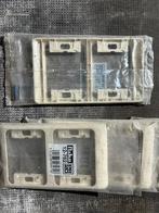 Afdekplaat dubbel creme 7 stuks PR20, Doe-het-zelf en Bouw, Ophalen, Nieuw
