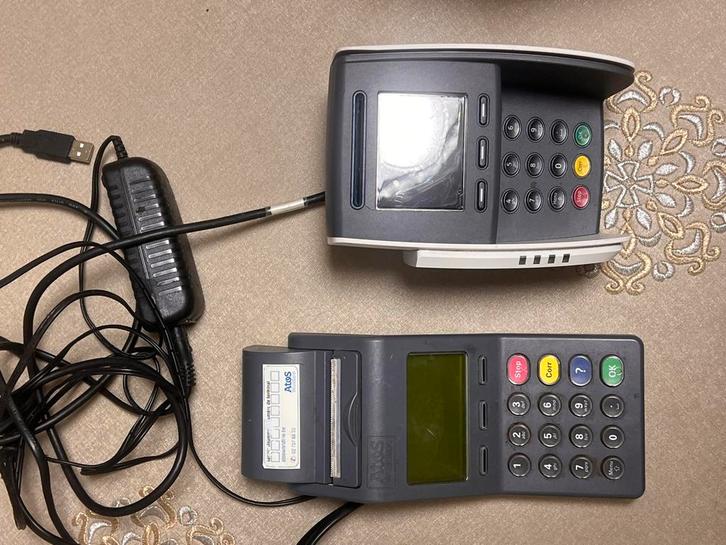 Terminale de paiement Atos Worldline – avec alimentations, Articles professionnels, Aménagement de Bureau & Magasin | Caisses & Systèmes de paiement