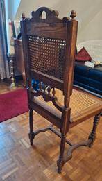 7 antieke Mechelse stoelen met rieten zitting, Antiek en Kunst, Ophalen
