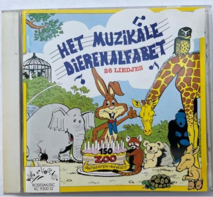 CD Het Muzikale Dierenalfabet 150 Zoo Antwerpen, Cd's en Dvd's, Cd's | Kinderen en Jeugd, Gebruikt, Muziek, 6 tot 9 jaar, Ophalen of Verzenden