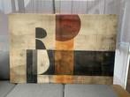 Canvas 150x100 abstract, Huis en Inrichting, Ophalen, 125 cm of meer, Zo goed als nieuw, Schilderij