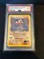 11/132 rocket's hitmonchan psa 9 € 90,00 holo, Hobby en Vrije tijd, Ophalen of Verzenden, Losse kaart