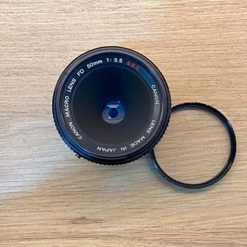 Canon FD SSC 50mm f3.5 Macro *perfecte staat beschikbaar voor biedingen