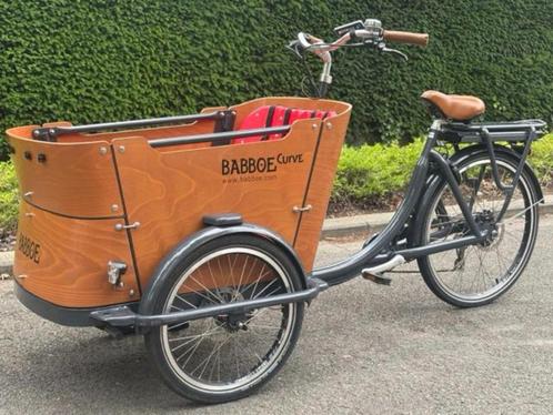 Elektrische bakfiets Baboe Curve, Fietsen en Brommers, Fietsen | Bakfietsen, Gebruikt, Overige merken, 4 kinderen of meer, Elektrisch