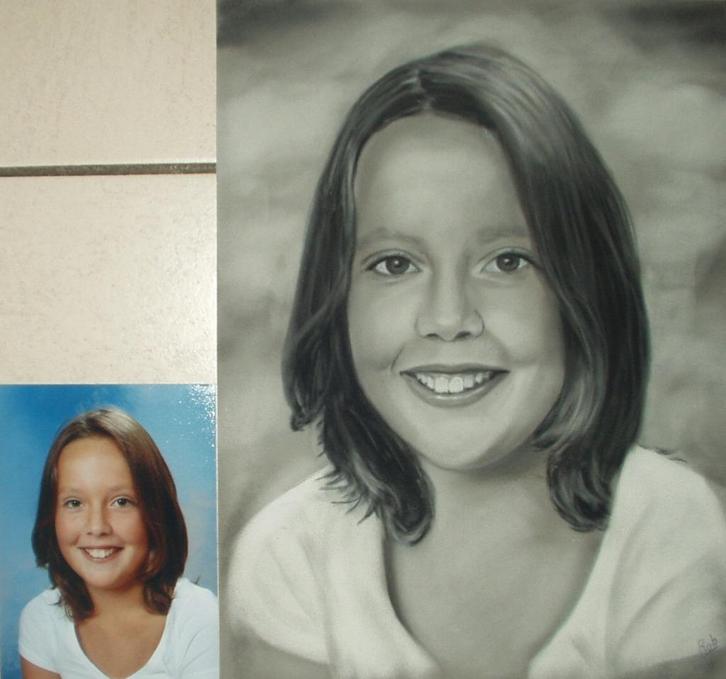 Portrettekening, Antiek en Kunst, Kunst | Tekeningen en Fotografie, Ophalen of Verzenden