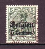 Postzegels België : Bezetting, militaire en voorafgestempeld, Ophalen of Verzenden, Gestempeld, Overig, Gestempeld