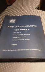 Nsu prinz  4 onderdelen catalogus, Enlèvement ou Envoi