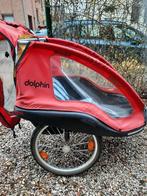Winther Dolphin fietskar met 2 fietskoppelstukken, Ophalen, Gebruikt, Dolphin winther, Kinderkar