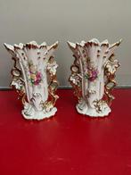 Vases de mariage « Vieux Bruxelles » - Porcelaine du XIXe si, Antiquités & Art, Enlèvement ou Envoi
