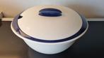 Tupperware Thermo-Duo Iso-Duo 4,3L blauw en creme voor geser, Verzenden, Gebruikt, Crème