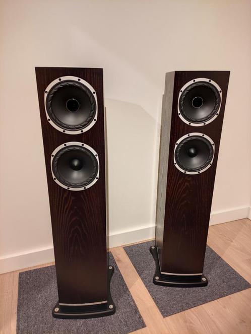 Fyne Audio F501, Audio, Tv en Foto, Luidsprekerboxen, Zo goed als nieuw, Front, Rear of Stereo speakers, 120 watt of meer, Overige merken