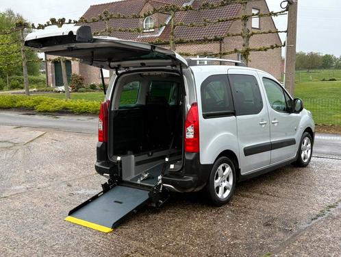 ♿️Peugeot Partner 1.6HDI Rolstoel Invalide Tpmr, Auto's, Peugeot, Bedrijf, Te koop, Partner, Aangepast voor mindervaliden, Airbags