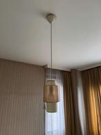 Hanglamp - vintage - ondoorzichtig glas /rosé kleurig, Ophalen, Gebruikt, 50 tot 75 cm, Vintage