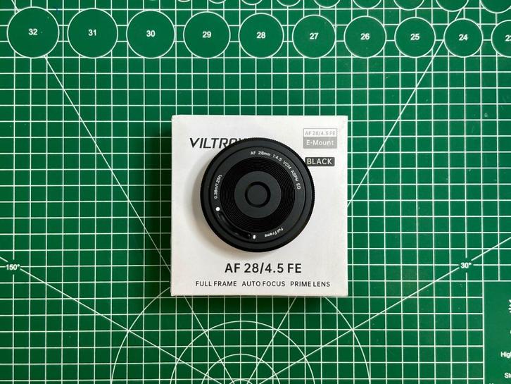 Viltrox AF 28 F4.5 pancake lens sony E mount, Audio, Tv en Foto, Foto | Lenzen en Objectieven, Zo goed als nieuw, Standaardlens