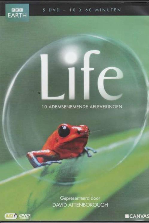 5 DVD's Life - 10 Adembenemende afleveringen, Cd's en Dvd's, Dvd's | Documentaire en Educatief, Zo goed als nieuw, Natuur, Alle leeftijden