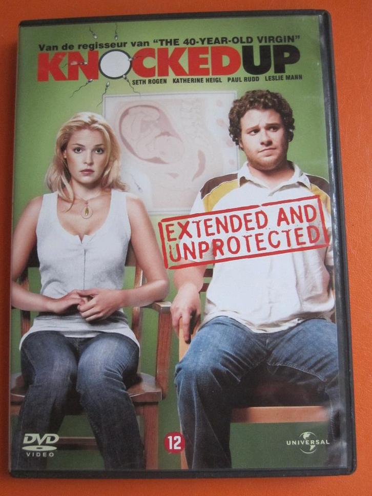 Knocked Up (2007), Cd's en Dvd's, Dvd's | Komedie, Zo goed als nieuw, Romantische komedie, Vanaf 12 jaar, Ophalen of Verzenden