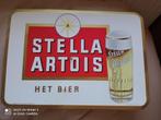 STELLA ARTOIS reclame, Reclamebord, Plaat of Schild, Gebruikt, Stella Artois, Ophalen of Verzenden