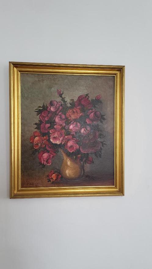 Schilderij met rozen – klassiek & karaktervol ️, Antiek en Kunst, Kunst | Schilderijen | Klassiek, Ophalen