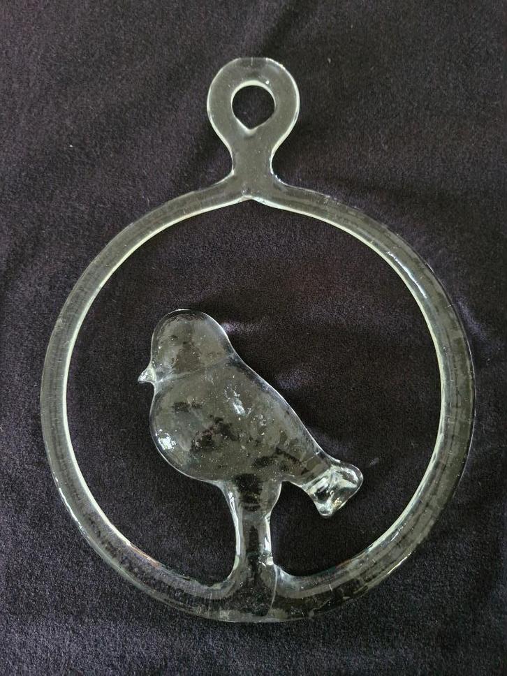 Kosta Boda - raamhanger (suncatcher) in glas, Antiek en Kunst, Antiek | Vazen, Ophalen of Verzenden