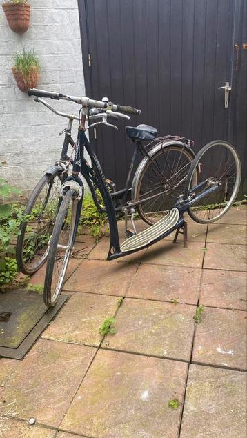 Oude fiets en step samen 50 euro