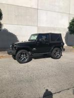 Jeep Wrangler Sahara crd  lichte vracht, Auto's, Jeep, Euro 5, Zwart, Zwart, Leder