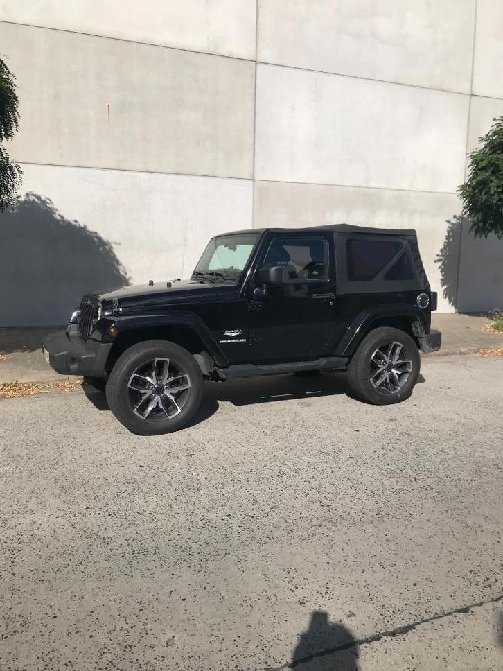 Jeep Wrangler Sahara crd  lichte vracht, Auto's, Jeep, Particulier, Wrangler, 4x4, ABS, Adaptieve lichten, Airbags, Airconditioning