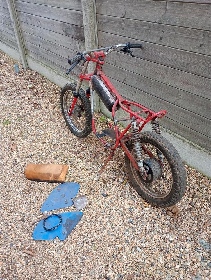 Cross brommer frame, Honda GX 120 project, Fietsen en Brommers, Brommers | Crossbrommers, Gebruikt, Honda, Ophalen of Verzenden