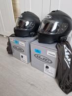 Lot de 2 casques HJC C70 noir mat avec intercom Sena, Motos, HJC, Casque intégral