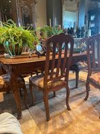 Luikse tafel met 6 stoelen en verlengstukken., Ophalen